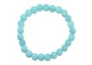 Bracelet Beaded Aquamarine 8mm