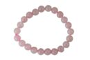Bracelet Beaded Rose Qtz 8mm