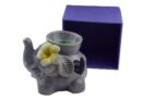 Oil Burner Elephant Purple