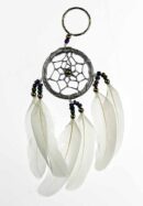 Dream Catcher Keyring Silver
