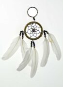 Dream Catcher Keyring Gold