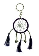 Dream Catcher Keyring Purple
