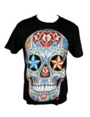 T-Shirt Floral Skull HD (Various Sizes)