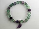 Bracelet Fluorite 8mm Wing
