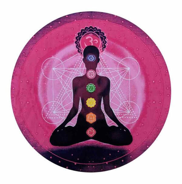 Cushion Yoga Chakra Purple