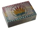 Soapstone Box 6X4" Lotus