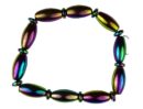 Bracelet Rainbow Magnetic Hematite Rice Shape