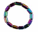 Bracelet Rainbow Magnetic Hematite Cylinder