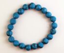 Bracelet Blue Howlite 10mm Beads
