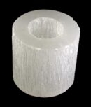 Selenite Candle Holder 8x7cm