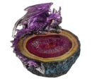 Dragon On Crystal LED Purple
