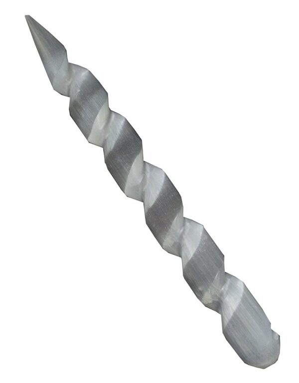 Selenite Wand Spiral 14x5cm