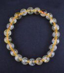 Bracelet 8mm Bead Dyed Citrine
