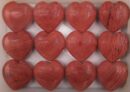 Stone Heart Cherry Quartz 40x40mm