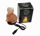 Salt Lamp Cat USB 12cm