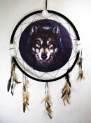 Dream Catcher Wolf 24 Inch