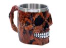 Tankard Skull Fire Red