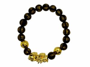 Bracelet 10mm Onyx Feng-Shui