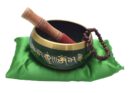 Singing Bowl Buddha 12cm Green