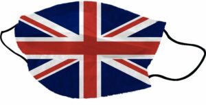 Mask British Flag 2PCS