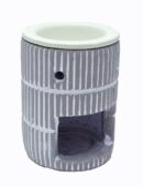 Oil Burner Ceramic Round Blue