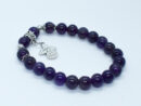 Bracelet 8mm Bead Amethyst Angel