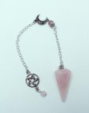 Pendulum Pentagram Rose Quartz