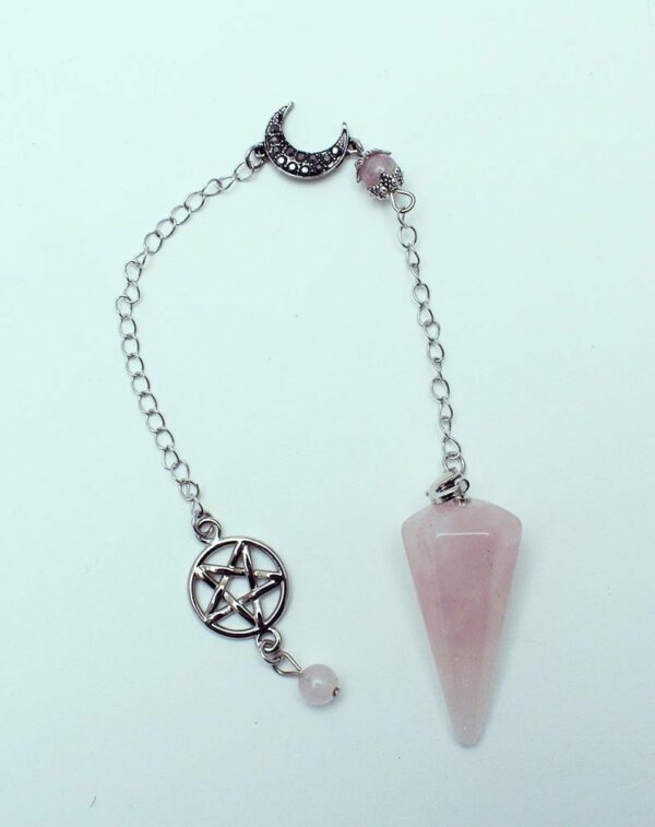 Pendulum Pentagram Rose Quartz