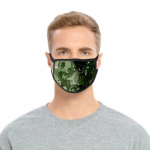 Mask Camouflage Army Green 2PCS