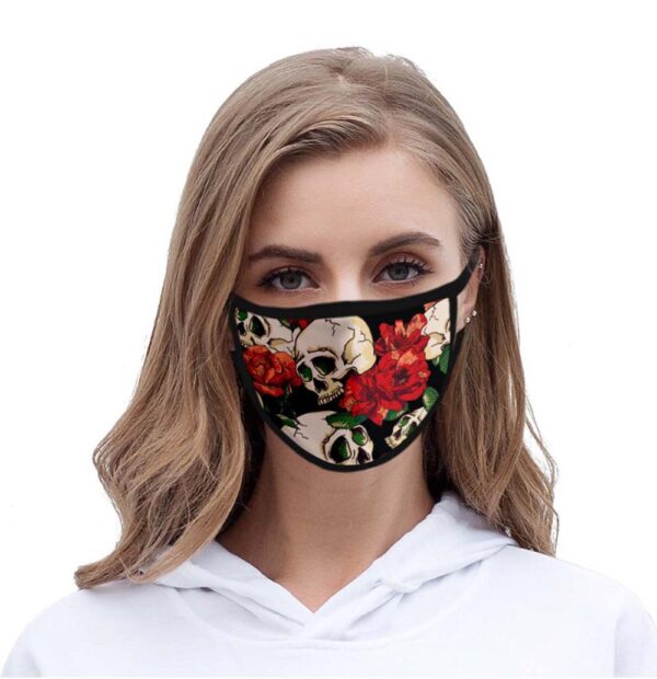 Mask Skull and Roses 2PCS