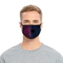 Mask Black Zentangle 2PCS
