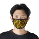 Mask Leopard Print Yellow 2PCS