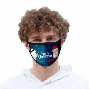 Mask Xmas Merry Christmas 2PCS