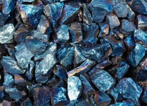 Stone Rough Blue Aura 4-5cm