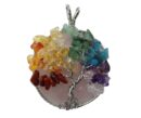 Pendant Chakra Tree Rose Quartz