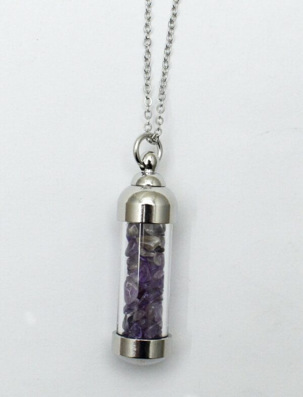 Necklace Wish Bottle Am Chips