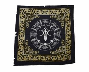 Altar Cloth Triple Moon 60X60cm