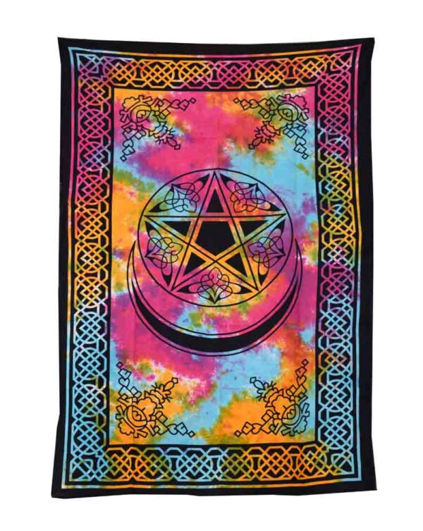Bedspread Single Moon Pentagram