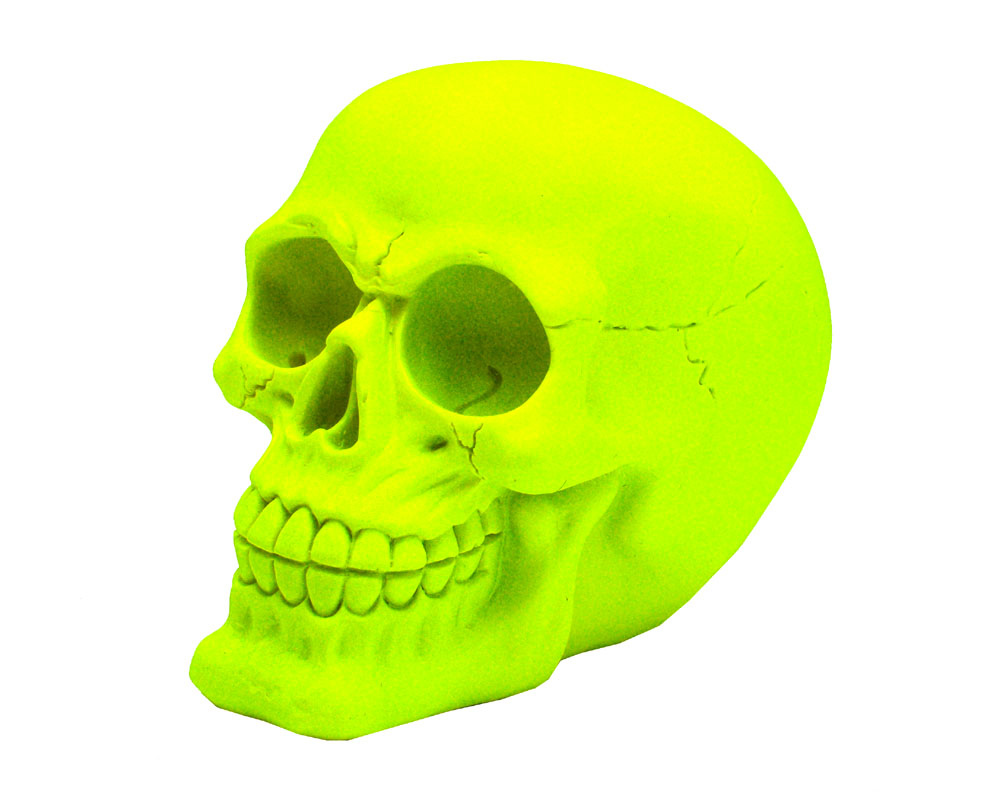 Skull Neon Light Green