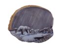 Stone Agate Slice Bears