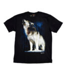 T-Shirt Wolf Howling (Various Sizes)
