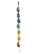 Chakra Agate Slice Hanging