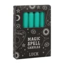 Spell Candles Luck Green X12