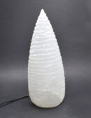 Selenite Lamp Snowcone 30cm