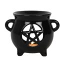 Oil Burner Pentagram Black