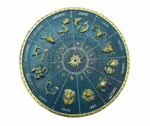 Incense Holder Zodiac D Blue