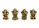 Ganesh Sitting Set of 4 Gold