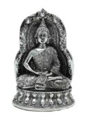 Buddha  17.5X12X25.5cm Silver