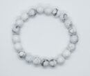 Bracelet 8mm Bead Howlite
