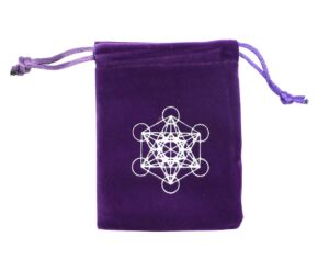 Pouch Velvet Purple SOL 9x7cm 5PCS